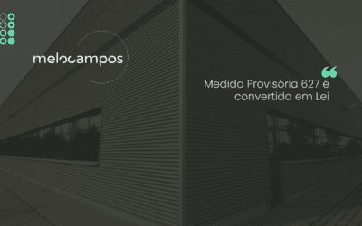 Medida Provisória 627 é convertida em Lei
