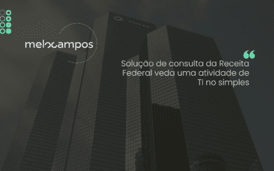 Solução de consulta da Receita Federal veda uma atividade de TI no simples