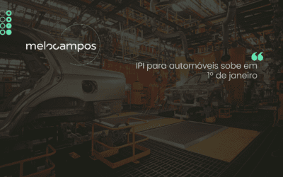 IPI para automóveis sobe em 1º de janeiro