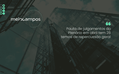 Pauta de julgamentos do Plenário em abril tem 28 temas de repercussão geral