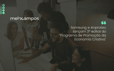 Samsung e Anprotec lançam 3º edital do “Programa de Promoção da Economia Criativa”