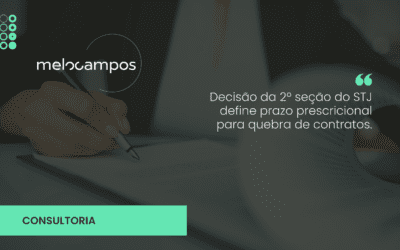 Decisão da 2º seção do STJ define prazo prescricional para quebra de contratos.