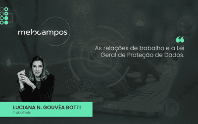 As relações de trabalho e a Lei Geral de Proteção de Dados.