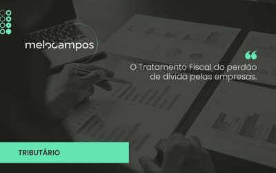 O Tratamento Fiscal do perdão de dívida pelas empresas.
