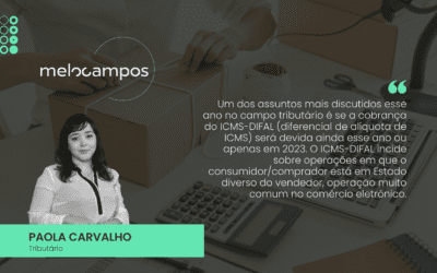 Decisão do TJSP garante a empresa cobrança do ICMS-DIFAL apenas em 2023