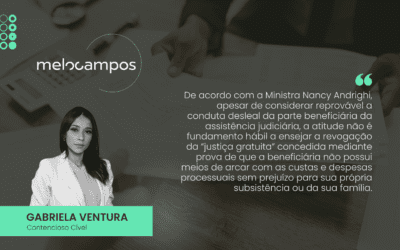 Revogação dos benefícios da assistência judiciária não pode ser utilizada como punição pela litigância de má-fé