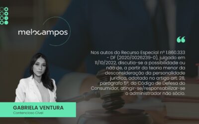 STJ decide: o Código de Defesa do Consumidor não dá margem para responsabilização pessoal de quem não integra o quadro societário da empresa fornecedora