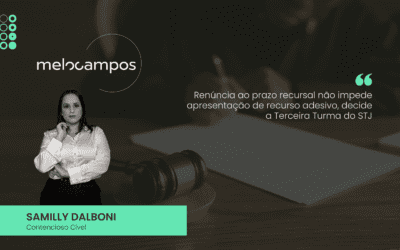 Renúncia ao prazo recursal não impede apresentação de recurso adesivo, decide a Terceira Turma do STJ