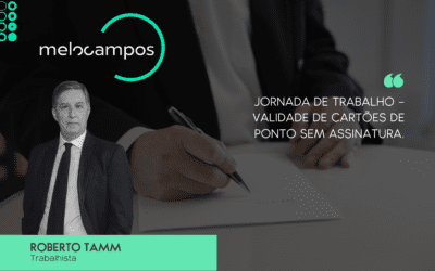Jornada de trabalho – Validade de Cartões de ponto sem assinatura